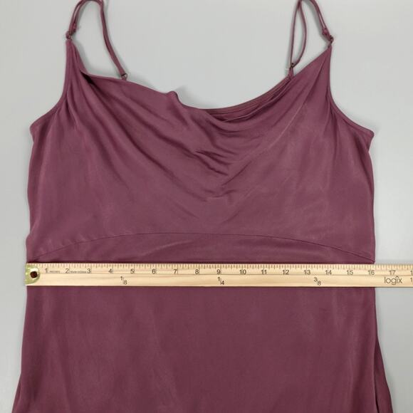 Anthropologie The Elyse Slip Dress Womens Small Purple Silky Cocktail NYE - Picture 14 of 16